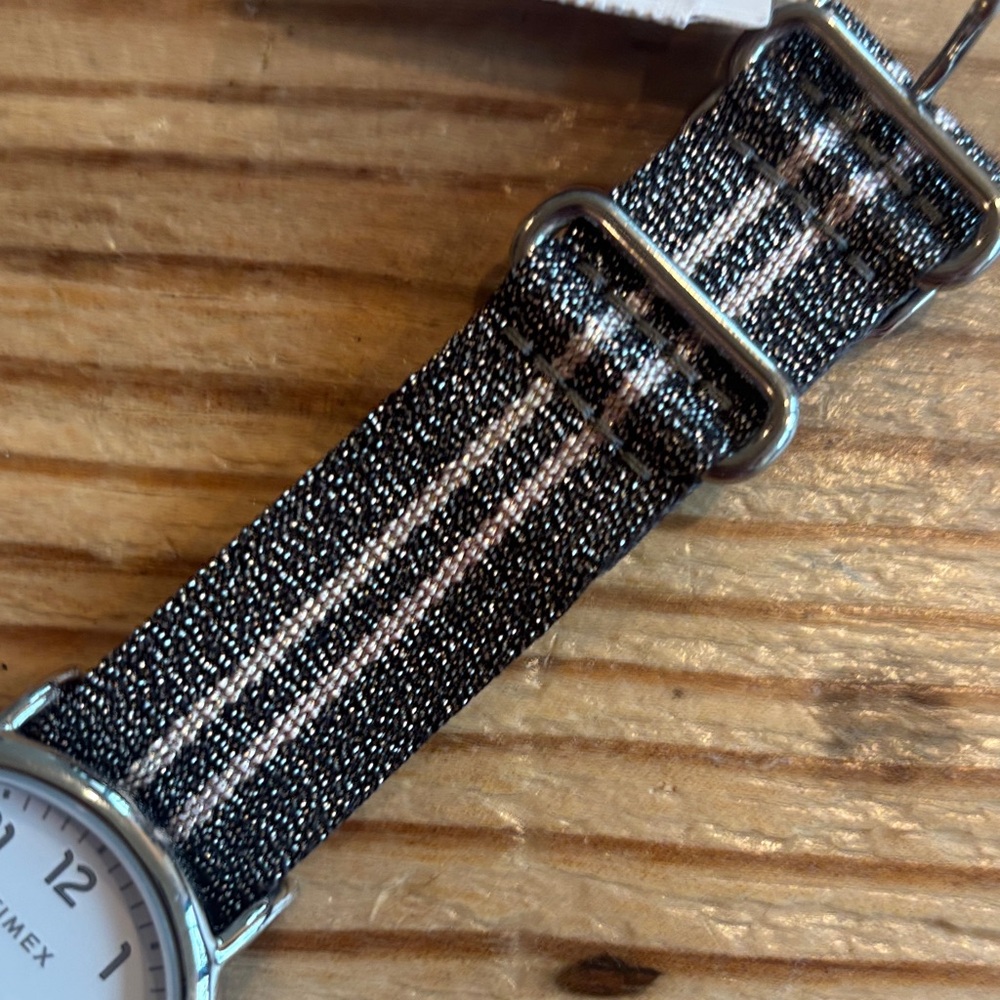 Timex Classic Women's Black and Silver Watch - Picture 3 of 4